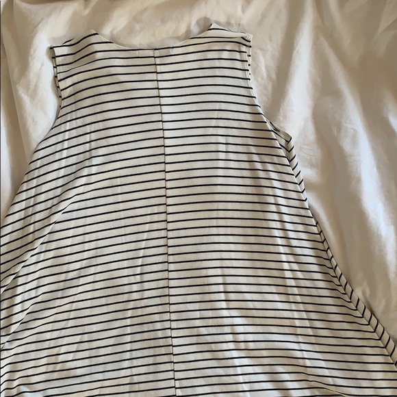 Brandy Melville black and white stripped dress - Picture 3 of 5